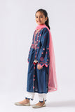 3-Pc Embroidered Shirt with trouser &  Net Dupatta CKP21-22-S