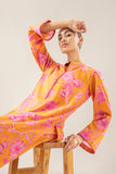 2-Pc Printed Lawn Shirt with Straight Trouser CPM-3-83