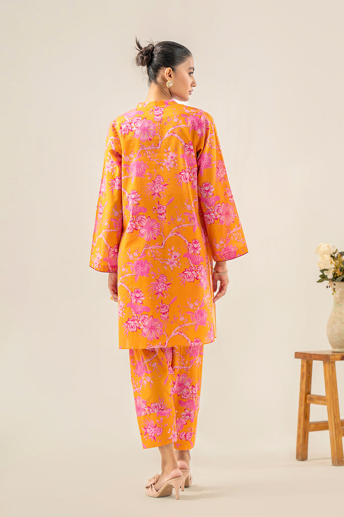 2-Pc Printed Lawn Shirt with Straight Trouser CPM-3-83