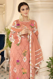 3-Pc Lawn Embroidered Shifli Shirt With Straight Trouser and Chiffon Dupatta EDP23-30