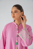 2-Pc Embroidered Cotton Shirt with Qlot Trouser SCNP-3-108