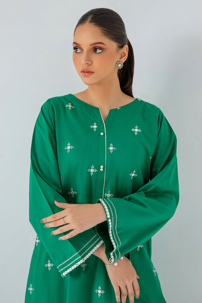 1-Pc Cotton Embroidered Shirt CNP-3-125