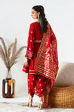 3-PC Embroidered Raw-Silk Shirt with Organza Dupatta with Trouser CMA-3-71
