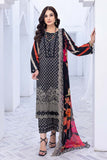 3-Pc Charizma Unstitched Embroidered Lawn Shirt With Embroidered Chiffon Dupatta BWS23-01