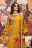3-Pc Embroidered Shirt with Plain Trouser and Cotton Net Dupatta EDP23-19