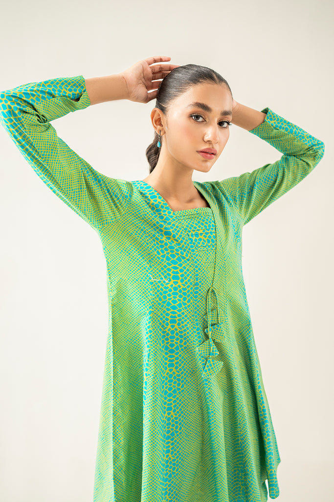 2-Pc Lawn Printed Shirt with Printed Trouser SCPM3-0048
