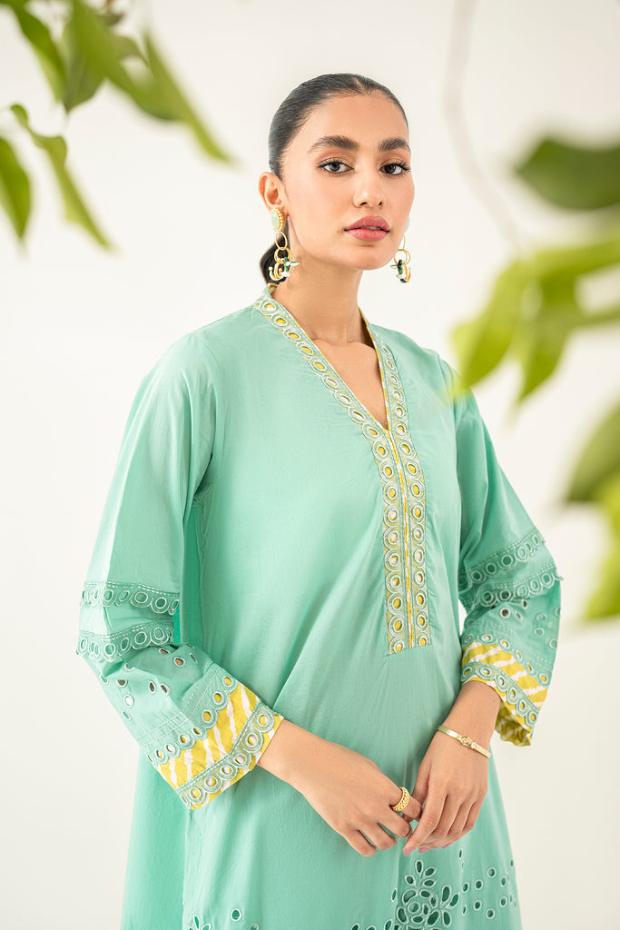 2-Pc Lawn Embroidered Shirt With Straight Trouser CNP23-04