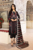 3-Pc Charizma Unstitched Embroidered Lawn With Dyed Organza Dupatta CC-24-02