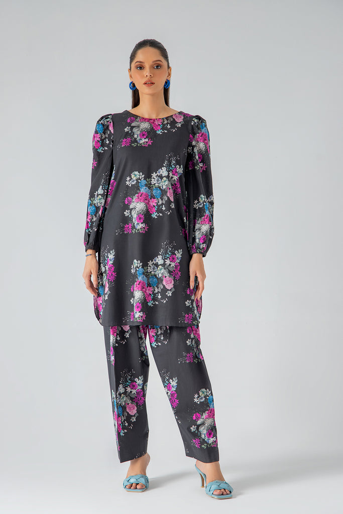 2-Pc Printed Lawn Shirt with Shalwar SCPM3-094