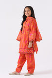 3-Pc Embroidery Lawn Shirt with Tulip Shalwar & Chiffon Dupatta EDK-3-002