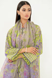 3-Pc Charizma Unstitched Embroidered Lawn With Embroidered Cotton Net Dupatta AN3-034
