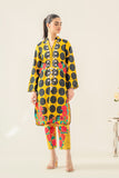 2-Pc Printed Lawn Shirt with Straight Trouser SCPM3-0029