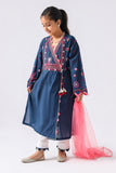 3-Pc Embroidered Shirt with trouser &  Net Dupatta CKP21-22-S