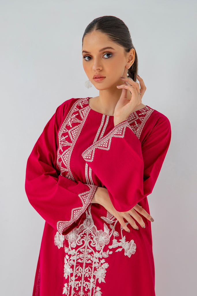1-Pc Cotton Embroidered Shirt CNP-3-126