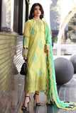 3-PC Unstitched Printed Lawn Shirt with Embroidered Chiffon Dupatta and Trouser CRB4-16