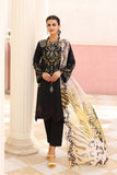 3 Pc Unstitched Embroidered Lawn With Chiffon Dupatta CEL23-20