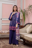 3 Pc Unstitched Embroidered Marina With Wool Shawl CMW-04