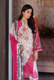 3-Pc Unstitched Embroidered Lawn With Chiffon Dupatta CN-14B
