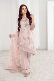 4 Pc Embroidered Organza Suit OMT21-42