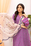 3-Pc Printed lawn suits with Embellished Mirror Work Chiffon Dupatta CMC22-05