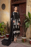 3 Pc Unstitched Embroidered Lawn With Chiffon Dupatta CQ-08