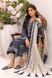 3-Pc Printed lawn suits with Embalished Mirror Work Chiffon Dupatta CMC22-04