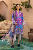 3 Pc Charizma Lawn Printed Suit with Embroidered Dupatta PEC22-79