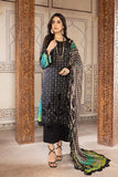 3-Pc Charizma Unstitched Lawn Suit With Embroidered Chiffon Dupatta CC23-18