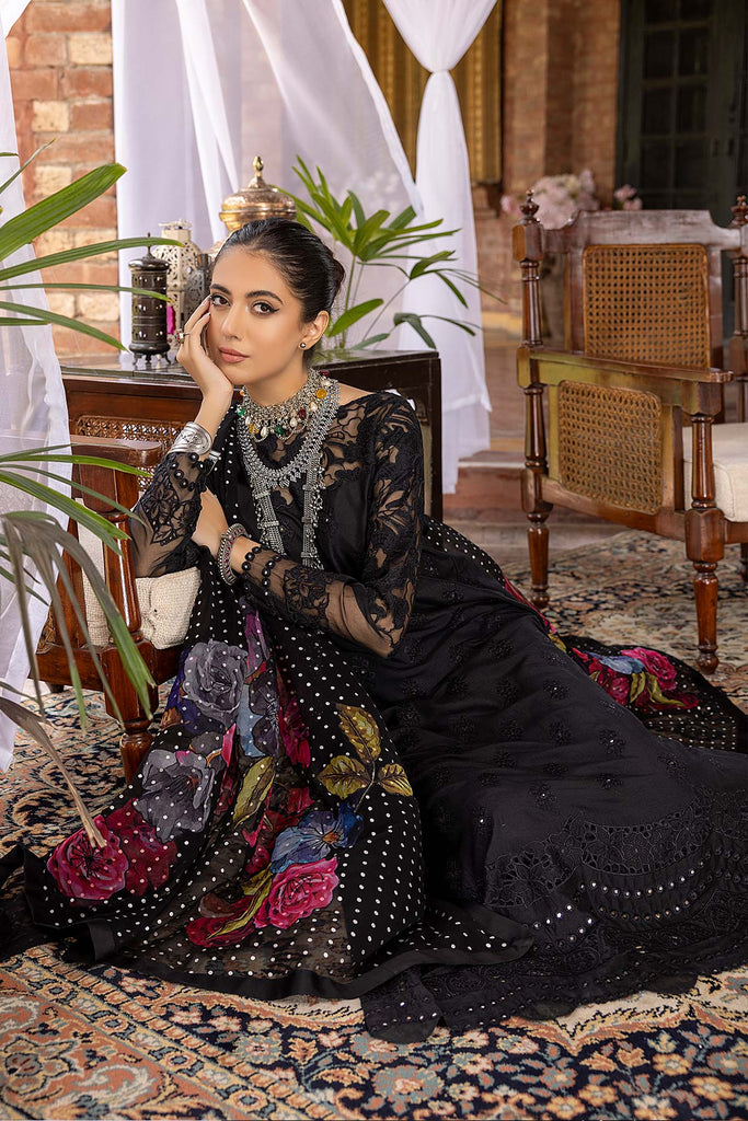 3-Pc Unstitched Embroidered Lawn With Embellished Dupatta ED22-07