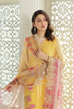 3 Pc Unstitched Embroidered Chiffon CAL21-007