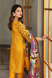 3-piece Unstitched Embroidered Brosha Lawn Suit - RM-13
