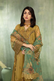 3-Pc Sequence Emb Shirt With Raw Silk Trouser and Organza Dupatta CMA22-14-S