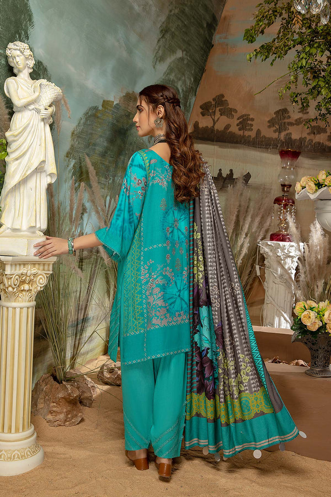 3 Pc Unstitched Embroidered Marina Suit SHW-05