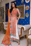 Unstitched Embroidered Chiffon Suit
