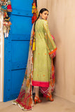3-piece Unstitched Embroidered Lawn With Chiffon Dupatta CHN-03