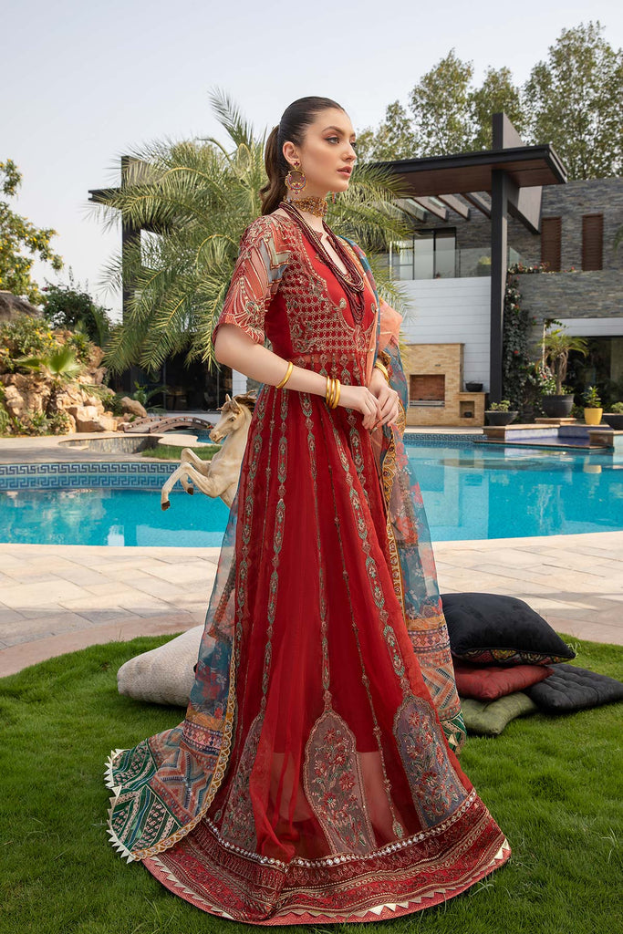 3 Pc Embroidered Unstitched Luxury Collection DD-06