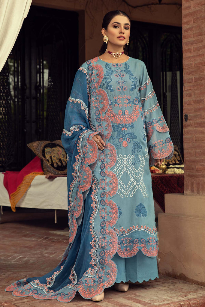 3-Pc Embroidered Unstitched Signature Eid Collection ED-04