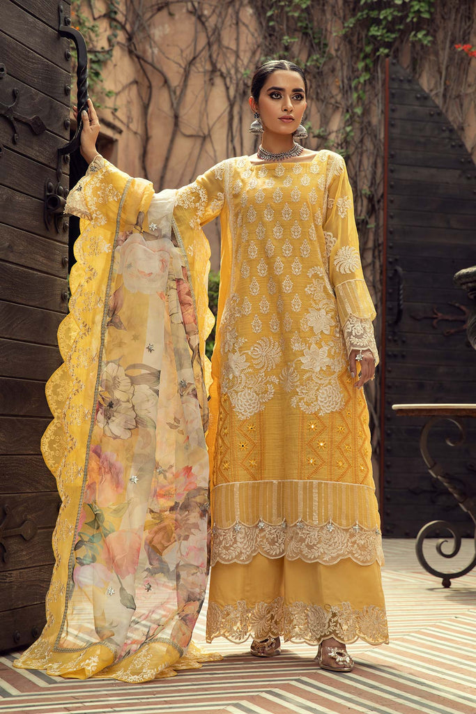 3-Pc Embroidered Unstitched Signature Eid Collection ED-01