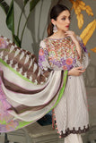 3-piece Unstitched Embroidered Brosha Lawn Suit - RM-20