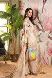3-piece Unstitched Embroidered Lawn with Chiffon Dupatta CC-10