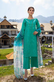 3 Pc Unstitched Embroidered Lawn With Organza Dupatta CSL-04