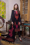3 Pc Embroidered Leather with Woven Shawl PS-01