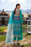 3 Pc Unstitched Embroidered Lawn With Organza Dupatta CSL-04