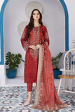 3-Pc Unstitched Printed Marina Suit With Embroidered Dupatta PEW22-03