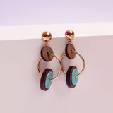 Round In Round Earrings ER-158