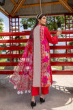 3 Pc Unstitched Embroidered Lawn With Chiffon Dupatta CSL-06