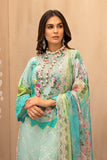3-piece Unstitched Embroidered Lawn With Chiffon Dupatta CHN-01
