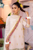 3-Pc Embroidered Lawn Shirt With Lawn Sharara and Lace Dupatta EDP23-02
