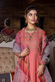 3 Pc Embroidered Shirt with Organza Dupatta and Trouser Organza CMA22-18