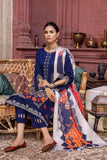 3 Pc Unstitched Embroidered Leather with Printed Shawl RMW-07